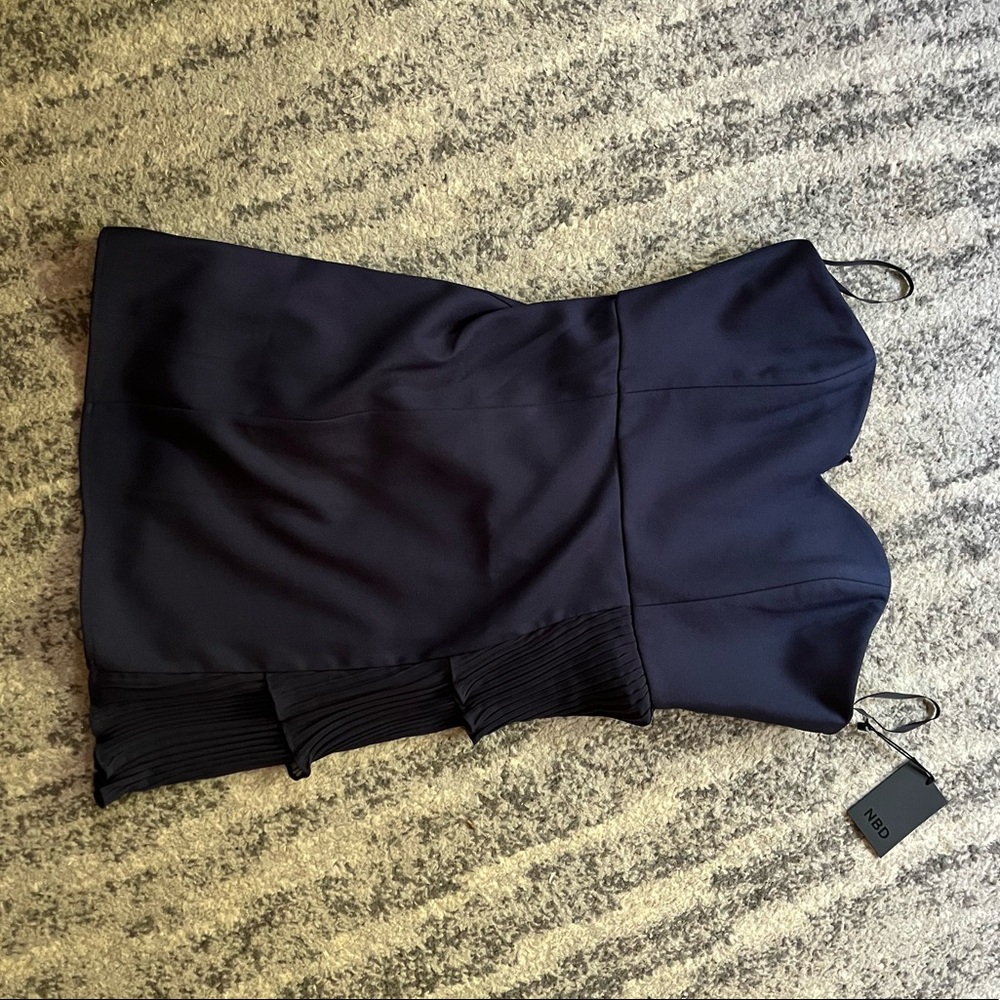 NBD strapless cocktail dress